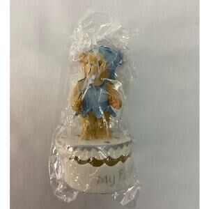 Enesco Cherished Teddies My First Tooth Fairy Covered Box 790516A Vintage 2002